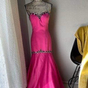 Exquisitely Beautif Pink Mori Lee Gown